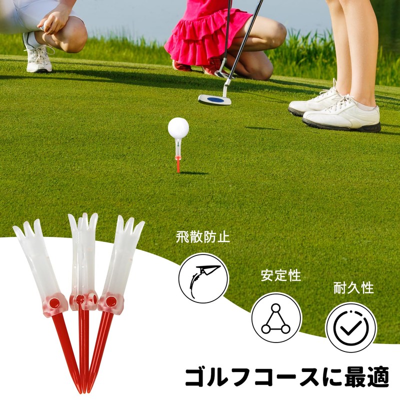 3 Pack Rubber Golf Tees Golf Tees Golf Long Tees
