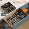 Lifewit Lifewit Silverware Drawer Organizer Tray, Plastic Cutlery Storage for