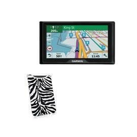 BoxWave Case Compatible with Garmin DriveSmart 60LMT - Zebra Plush SlipSuit, Animal Print Padded Soft Sleeve
