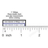 1" Short Foot Pad Canopy Fitting/Batting Cage Ground Plate Fitting