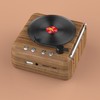 Vinyl Record Bluetooth Speaker Innovative Mini FM Radio HiFi Stereo