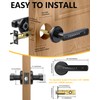 Amerdeco Smart Fingerprint Door Lock with Keypad Handle - Keyless