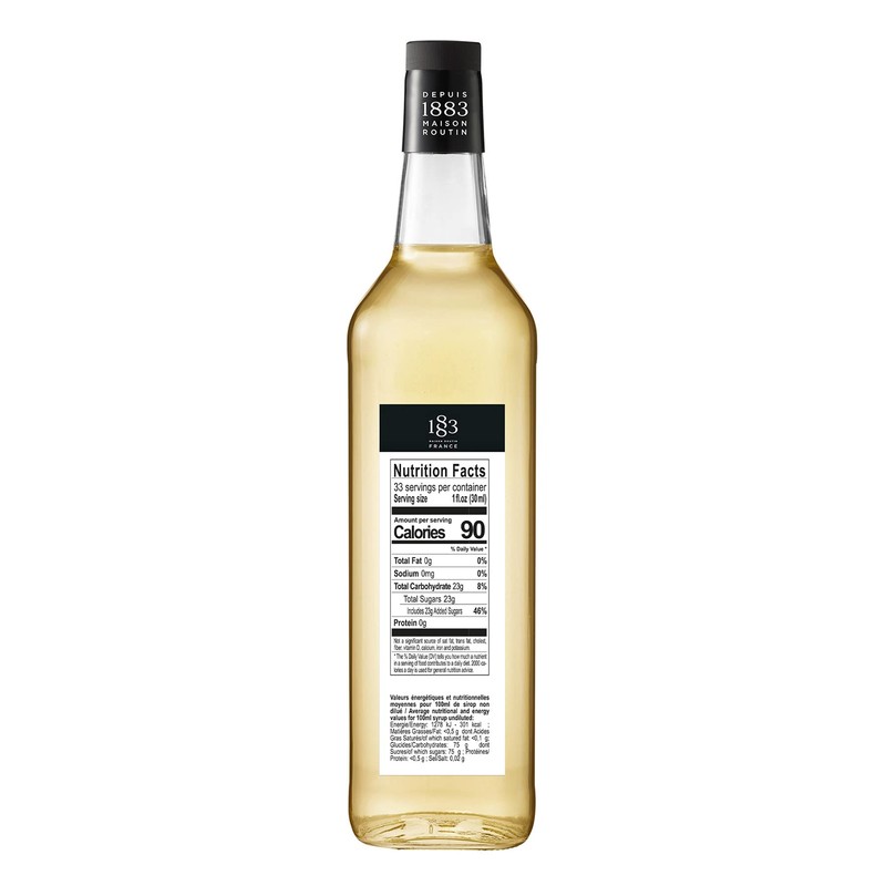 1883 Cardamom Syrup for Drinks, Made in France, 1 Liter