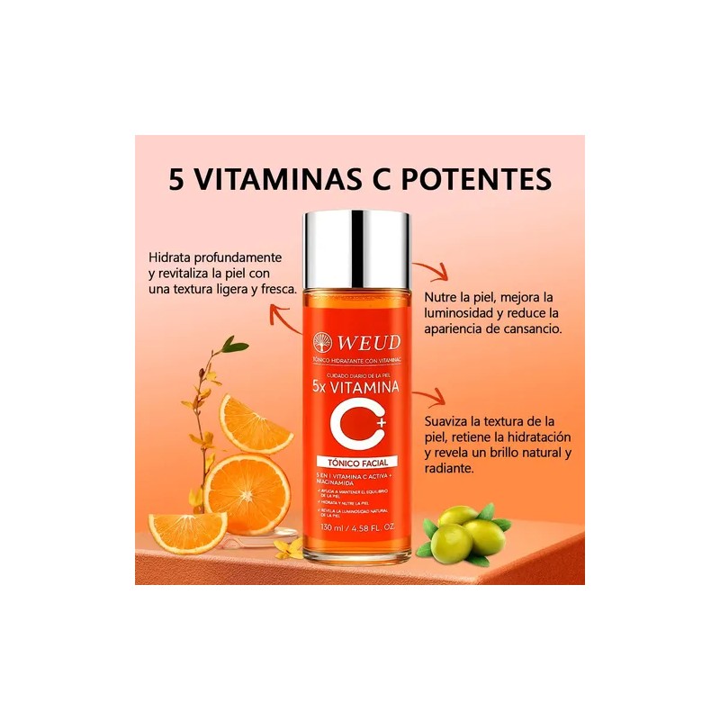 Weud Sérum Reafirmante 5x Vc,hidratación Minimizar Poros