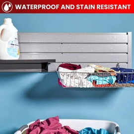 DLDIRECT Slatwall Panel Garage Wall Organizer: Heavy Duty Mounted PVC Rack, Interlocking Slat Paneling for Garage Storage, Slat Wall Board, Shelves System - 3 Color Samples