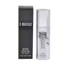 Il Makiage No Filter Poreless Base Smoothing Primer - 30ml / 1.0 fl oz Perfecting Primer for Pores, Flawless Finish, Long-Lasting Makeup Base, White