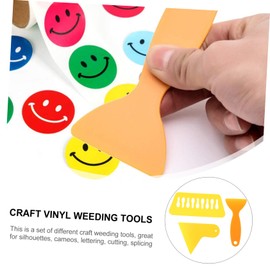 KONTONTY 21pc Craft Weeding Tools Kit for Vinyl Silhouettes Embossed Lettering Tools Set for Hobbyists Beginners Professionals
