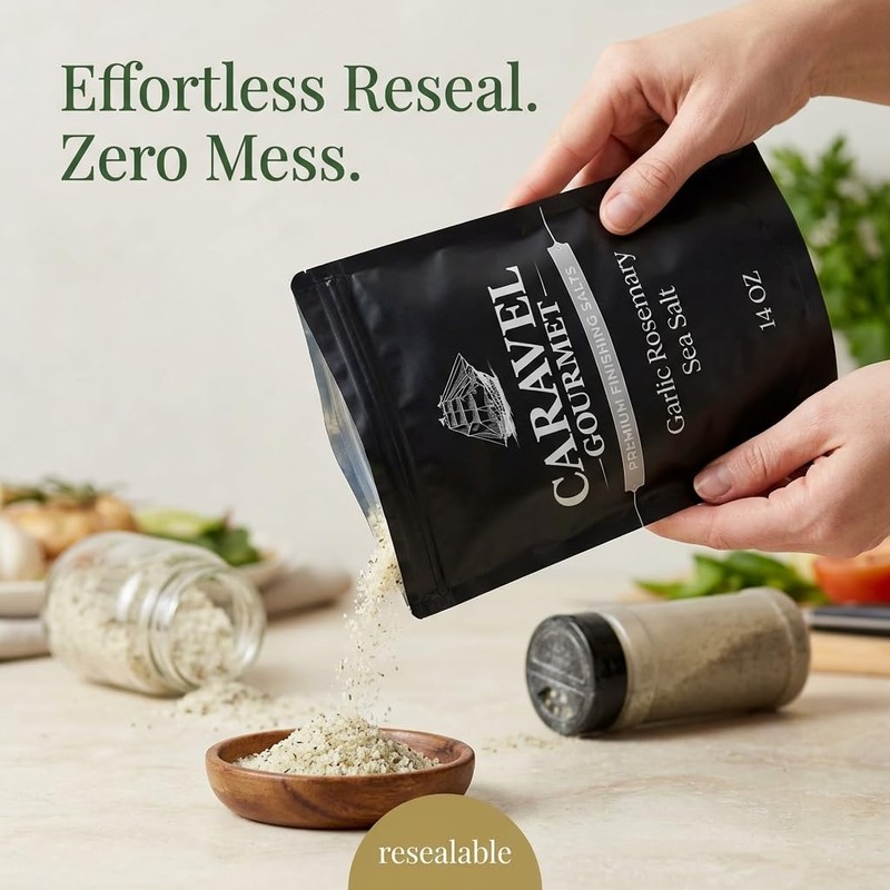 Garlic Rosemary Sea Salt for Cooking & Finishing – Garlic