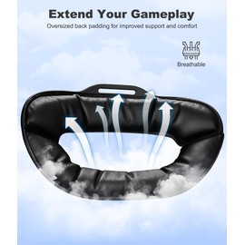 Adjustable Head Strap for Meta Quest 3S/Quest 3/Quest 2, Lightweight VR Headset Strap, With Cotton BackPad, Reduce Pressure for Oculus Head Strap, Enhanced Support&Comfort, Replacement for Elite Strap