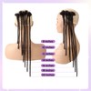 Loc Extensions Human Hair 0.4cm&0.6 cm&0.8cm width 4-18inch 10, 20,