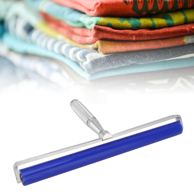 Dust Removal Roller Silicone Soft Aluminum Alloy Handle Iron Bearing