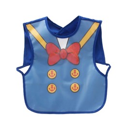 FEIFEI'S BOW Baby Kid Bibs Waterproof Sleeveless Mickey Princess Car Infant Toddler Weaning Unisex Feeding Bibs Apron 6 Months to 3 Years Old (Donald Duck2)