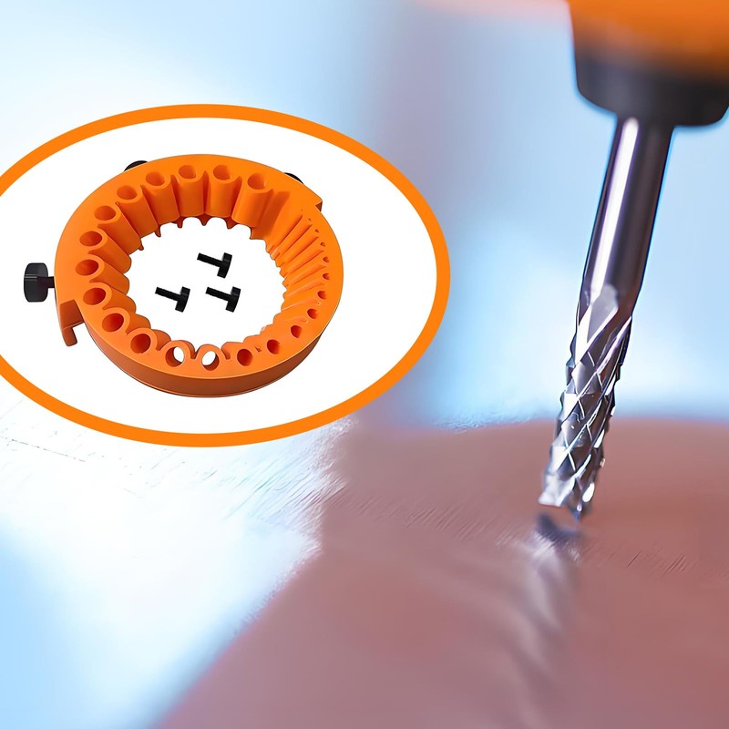 3Pcs Orange Angle Grinder Drill Bit Sharpener, Durable Drill Sharpener