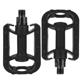 Komodo Kids Bicycle Pedals 1/2" Inch Children Bike Flat Pedal Set (Black)