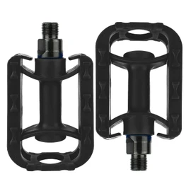 Komodo Kids Bicycle Pedals 1/2" Inch Children Bike Flat Pedal Set (Black)