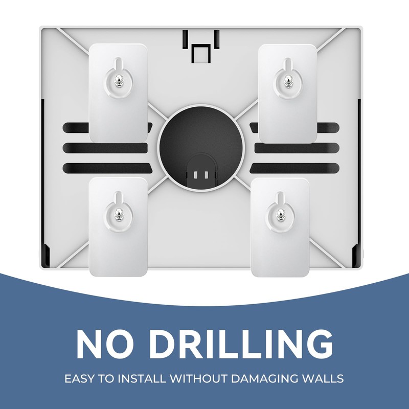 PLUSSEN Paper Towel Dispenser Wall Mount, Adhesive No Drilling Multifold
