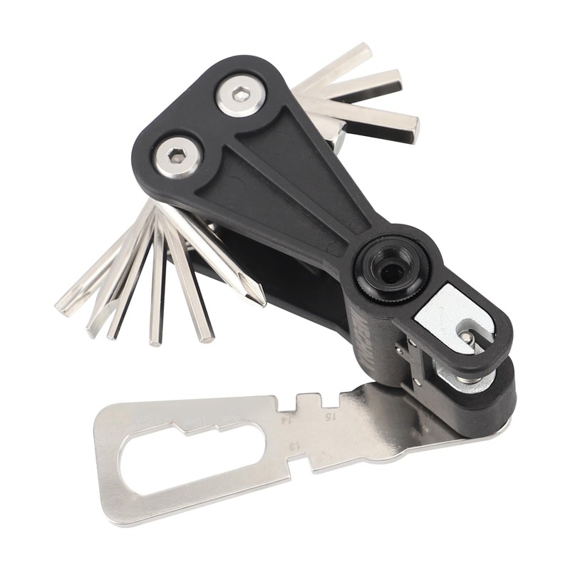 ZUKKA Foldable Bicycle Multifunctional Tool, 18 in 1 Bicycle Repair