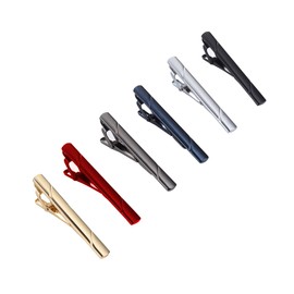 Tornito 6Pcs Tie Clips Set for Men Tie Bar Clip Set for Regular Skinny Ties Necktie Wedding Business Clips for Men