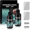 2 Pcs Windshield Glass Repair Kit, 20ml Auto Windshield Crack