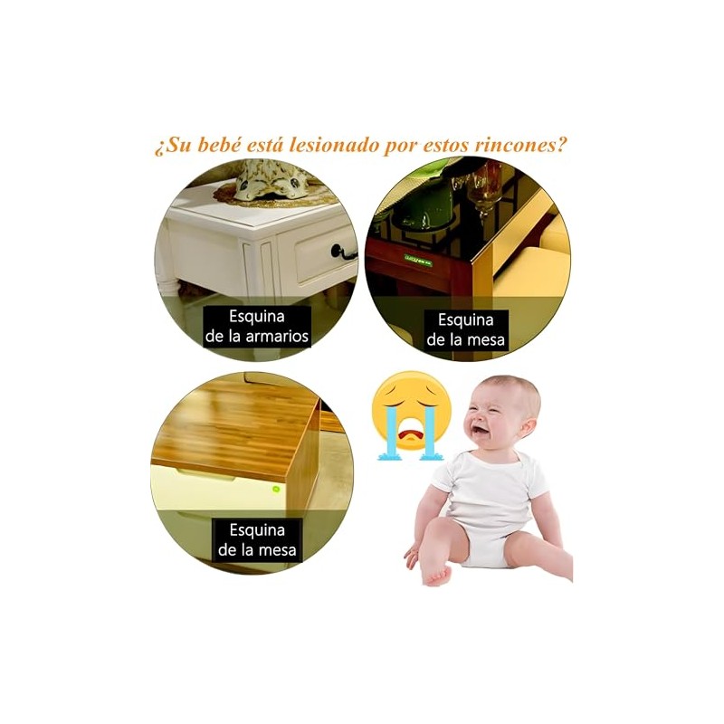 Lumbor37 Protector Anticolisión de Rincón de Mesa Protector de Rincón