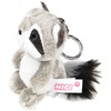 NICI 47869 Key Ring Raccoon Rod 10 cm, Animal Print,