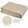 Creative Mark Unprimed Cotton Duck Deluxe Canvas Blankets - Large