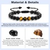 Bracelets for Men, Tiger Eye Bracelet for Men, Men's Link