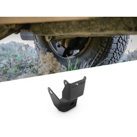 Rear Shock Skid Plates for 2010-2024 Toyota 4Runner | Protects Lowest Point on Rear Axle | Integrated Drain Holes | Fully Bolt-On Installation | Micro-Texture Black Powder Coat Finish | Sold as a Pair