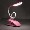 LED Desk Lamp 360° Adjustable Clip On USB Rechargeable Table