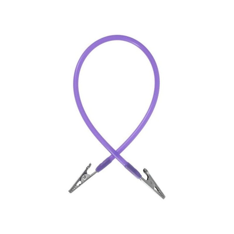 Hager 605302 Super Dental Patient Bib Clips Purple 3/Pk