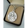 CB Silver Toned Base Patron Saint Joseph The Worker Father