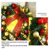 Xmas Wreath with 20 LED Lights and Bells Christmas Garland