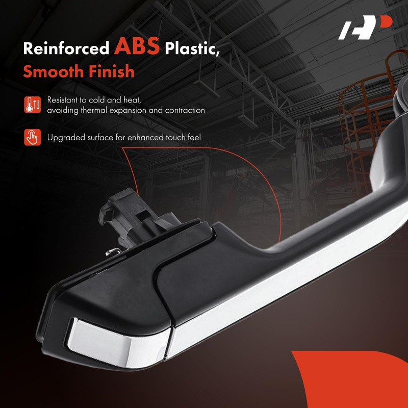 A-Premium Rear Left Driver Side Exterior Door Handle Compatible with