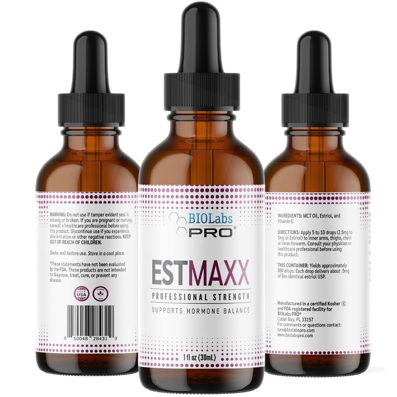 BIOLABS PRO Est MAXX Oil - 1oz Bottle - Three