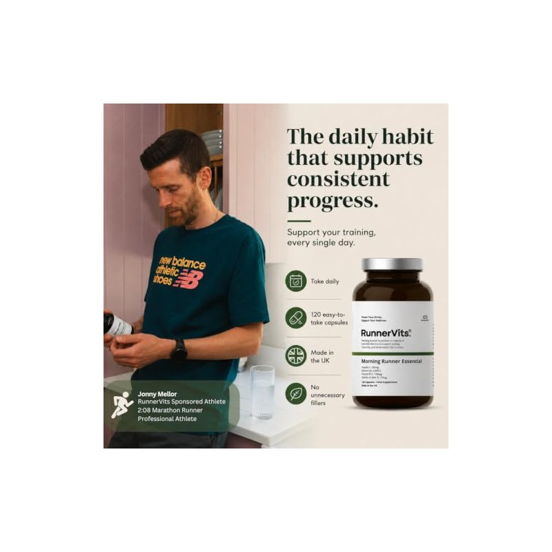Morning Runner Essential Supplement, 120 Capsules
