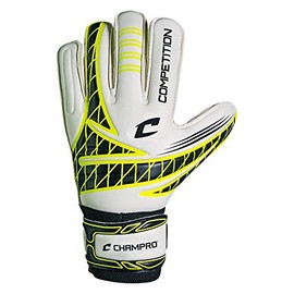Champro Competition Goalie Glove, Optic Yellow, 6
