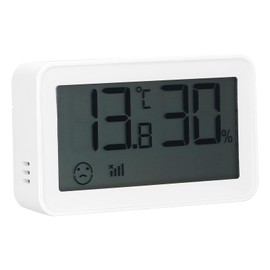 Tuya WiFi Digital Indoor Thermometer Hygrometer Home Accurate Temperature Humidity Gauge Monitor with Comfort Indicator ℃/℉ Switching Time Display Compatible with Alexa and Google Assistant for Home