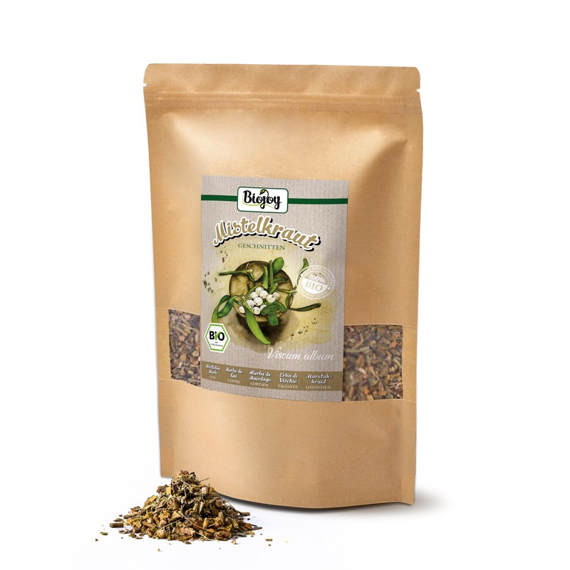 Biojoy Organic mistletoe tea (500 g), dried and cut mistletoe