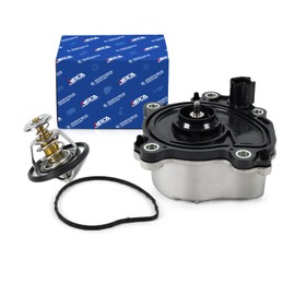 MOCA Electric Engine Water Pump with Thermostat Fit for 2014-2017 for Toyota Avalon 2.5L, 2014-2017 for Toyota Camry 2.5L 2494CC 152Cu. In. l4 FULL HYBRID EV-GAS (FHEV) DOHC Naturally Aspirated