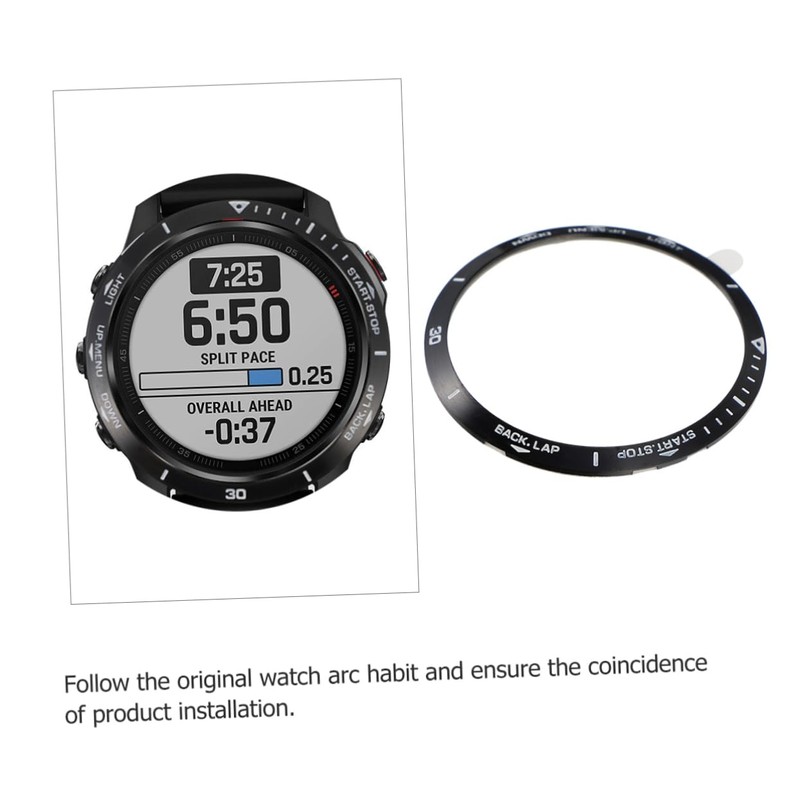 Tofficu Fashionable Bezel Ring Watch Case Accessory for Fenix Against