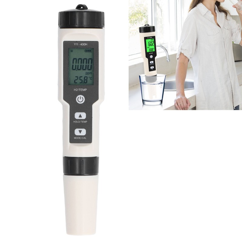 Water Tester 2 in 1 Detachable Probe Design ABS LCD