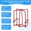 Shimeyao 8 Pcs 1/2" Red Fire Sprinkler Head Cage Guard