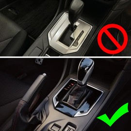 Kolya Interior Accessories Center Console Gear Shift Panel Cover Trim for Subaru Crosstrek 2018-2022 Impreza 2017-2022 (Matte Black)