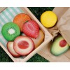 Yellow Door Durable Stone Fruit Set for Kids Role Play