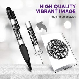 Destination Vinyl ltd Beautiful and comfortable Set of 2 Matching Pens BW - Colorado Springs USA American Map #40538