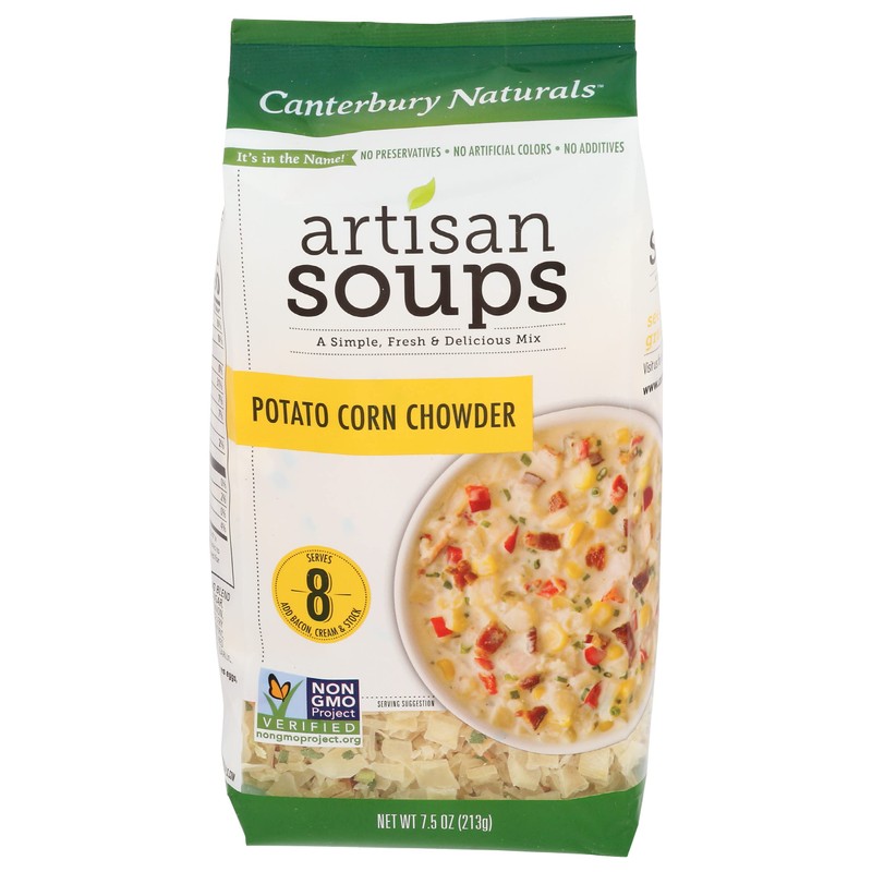 Canterbury Naturals Artisan Soup Mix, Potato Corn Chowder Soup Mix,