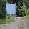 HOMION Caravan indoor/outdoor two panel folding washing clothes airer laundry