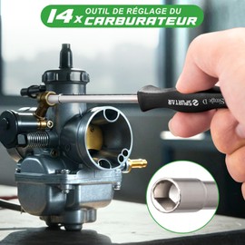 Spurtar 14pcs Carburetor Adjustment Tool with Carburetor Cleaning Kit
