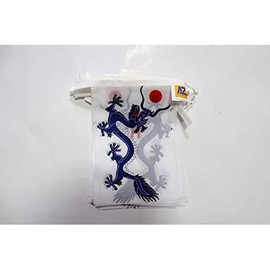 AZ FLAG - China Qing Dynasty 1889 Flag Chain 6 Metres with 20 Flags - 21 x 14 cm - Chinese Dragon Garland Flag Chain 14 x 21 cm