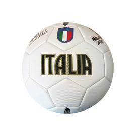 Mikado Sport Football Model Italy White HF PVC Adult Youth Kids (Size 5 - Large)